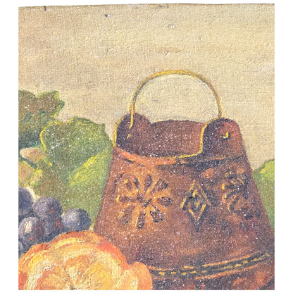 Unframed Oil painting on canvas original signed and dated