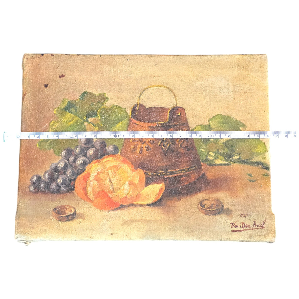 Unframed Oil painting on canvas original signed and dated