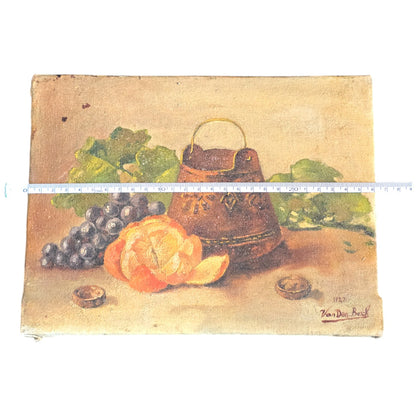 Unframed Oil painting on canvas original signed and dated