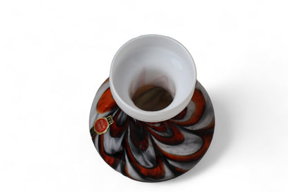 1970s Carlo Maretti, Opaline Florence Art Glass Vase