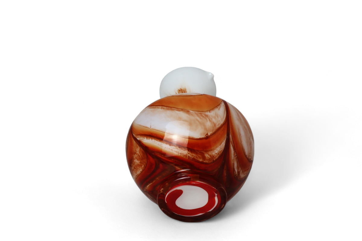1970s Carlo Moretti Opaline Art Glass Jug