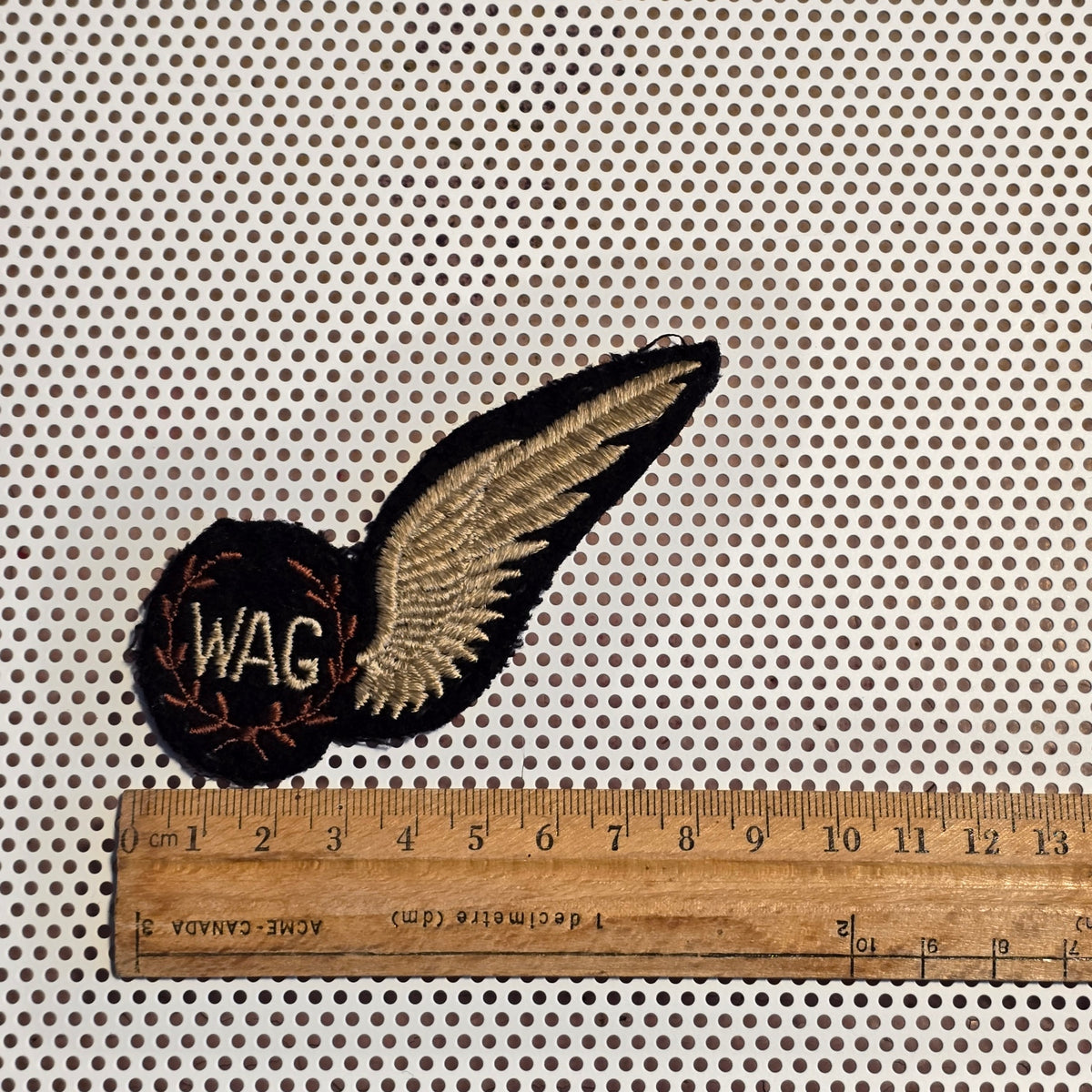WW2 British Royal Air Force (WAG) Wireless Air Gunner Wing Brevet