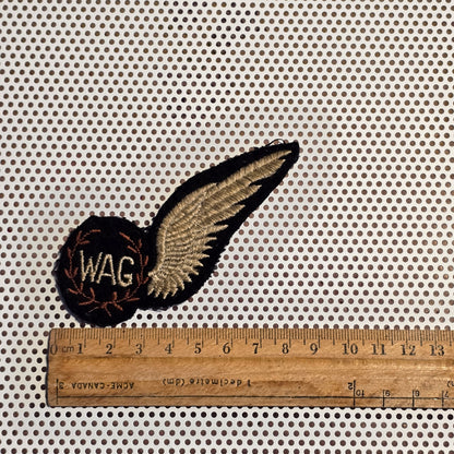 WW2 British Royal Air Force (WAG) Wireless Air Gunner Wing Brevet