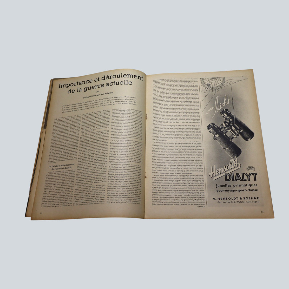 Signal WW2 Magazine French edition Premier Numero March 1941 F No. 5