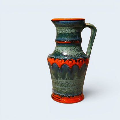 West German Vintage Ceramic Jug/vase by Uebelacker Keramik  #1815/25