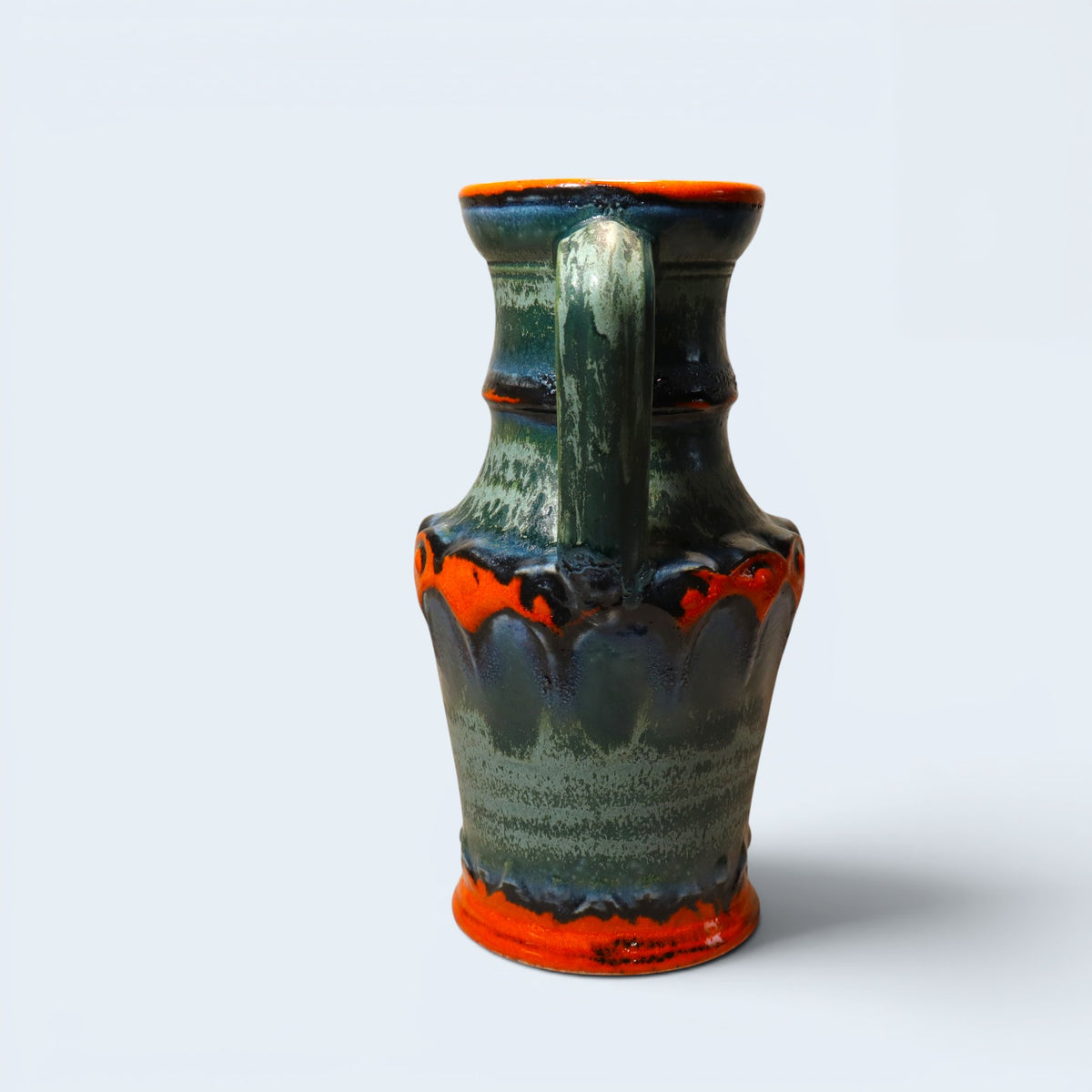 West German Vintage Ceramic Jug/vase by Uebelacker Keramik  #1815/25