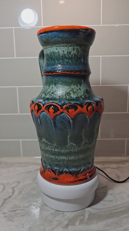 West German Vintage Ceramic Jug/vase by Uebelacker Keramik  #1815/25